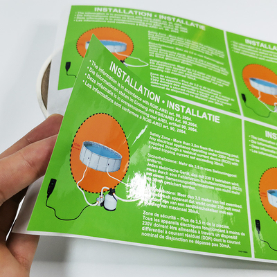تسميات CDR للمستلزمات المنزلية ، ملصقات منتجات التنظيف CMYK PVC