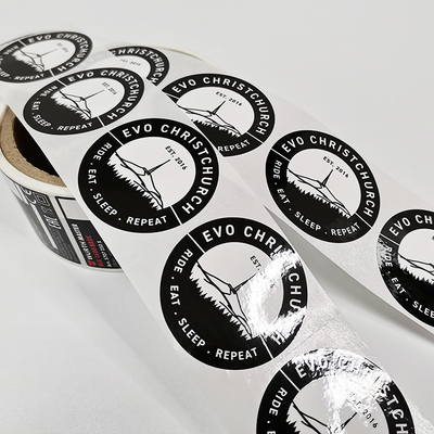 BOPP Custom Retail Labels Varnishing Rotary Printable Vinyl Sticker Paper
