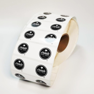 BOPP Film Food Adhesive Labs PMS Glossy Packaging Box Seal Stickers