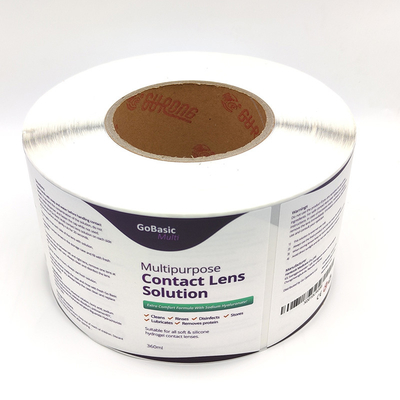 BOPP Film Pharmaceutical Label Printing PVC Digital Label للطب