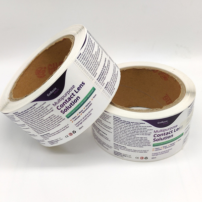 BOPP Film Pharmaceutical Label Printing PVC Digital Label للطب