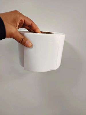 الورق الحراري التعبئة والتغليف الملصقات الملصقات المستطيلة الماتية الورق المقاوم للماء الفينيل